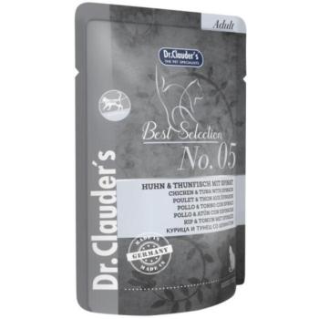 Dr.Clauder's Best Selection No.05 chicken & tuna with spinach 85 g kép
