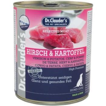 Dr.Clauder's Selected Meat Deer & Potato 800 g kép