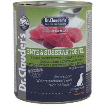 Dr.Clauder's Selected Meat Duck & Sweet potatoes 800 g kép