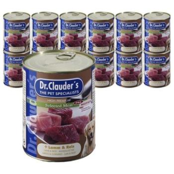 Dr.Clauder's Selected Meat Lamb & Rice 800 g kép