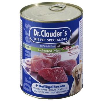 Dr.Clauder's Selected Meat Pultry Hearts 800 g kép