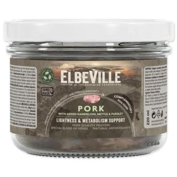 Elbeville Dog Lightness & Metabolism Support pohár, sertéshús hozzáadott tejszínnel, 220ml