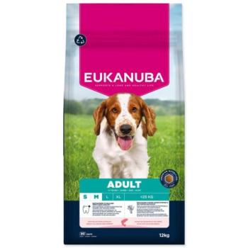 EUKANUBA Adult Small and Medium gazdag lazacban és árpában 12 kg kép