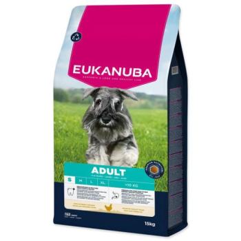 EUKANUBA Adult Small friss csirkében gazdag állateledel 15 kg kép