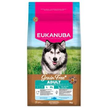 EUKANUBA Grain Free Adult Large gazdag óceáni halban 3 kg kép