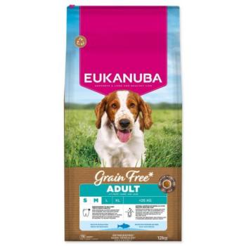 EUKANUBA Grain Free Adult Small & Medium gazdag óceáni halban 12 kg kép