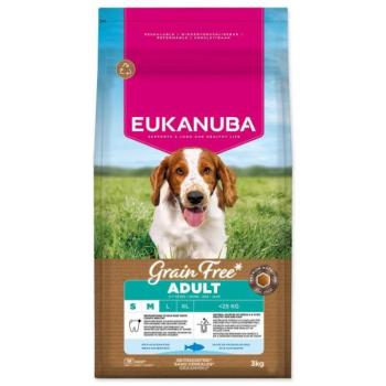 EUKANUBA Grain Free Adult Small & Medium gazdag óceáni halban 3 kg kép