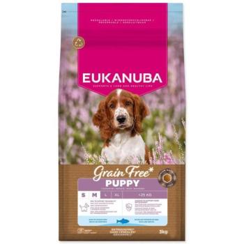 EUKANUBA Grain Free Puppy Small & Medium gazdag óceáni halban 3 kg kép