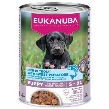 EUKANUBA Puppy konzerv gazdag pisztrángban és édesburgonyában 400 g kép