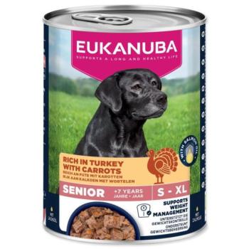 EUKANUBA Senior konzerv gazdag pulykahúsban és sárgarépában 400 g kép