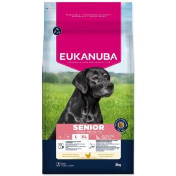 EUKANUBA Senior Large friss csirkében gazdag állateledel 3 kg kép