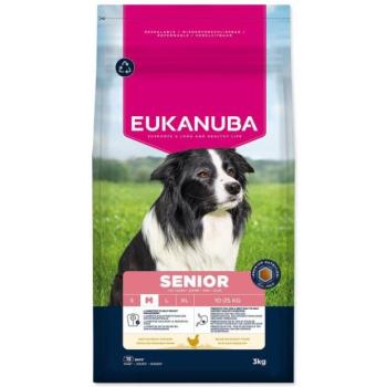 EUKANUBA Senior Medium friss csirkében gazdag állateledel 3 kg kép