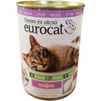 Eurocat Liver tin 415 g kép