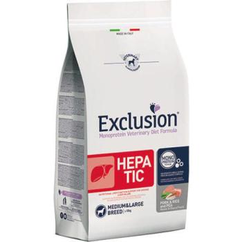 Exclusion Hepatic Medium & Large pork, rice & pea 2 kg kép