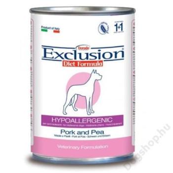 Exclusion Hypoallergenic - Pork & Pea 400 g kép
