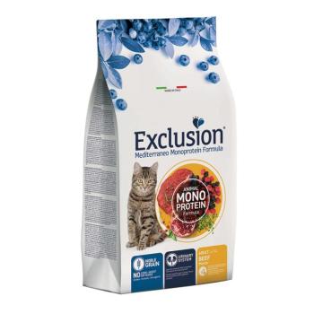 Exclusion Mediterraneo Monoprotein Formula Adult Cat száraztáp - marha 300 g kép