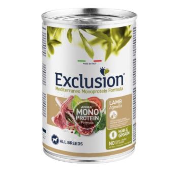 Exclusion Mediterraneo Monoprotein Formula All Breeds kutyakonzerv - bárány 400 g