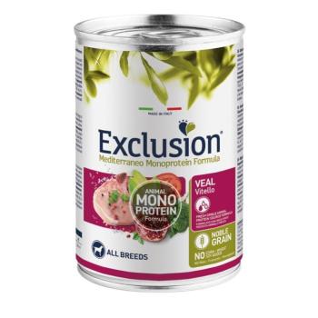 Exclusion Mediterraneo Monoprotein Formula All Breeds kutyakonzerv - borjú 400 g kép