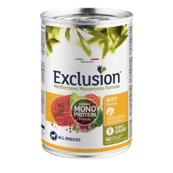 Exclusion Mediterraneo Monoprotein Formula All Breeds kutyakonzerv - marha 400 g kép