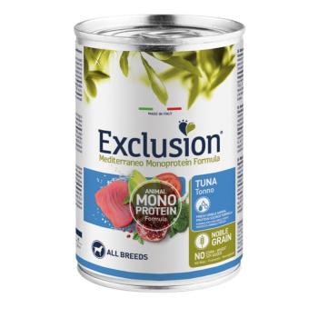 Exclusion Mediterraneo Monoprotein Formula All Breeds kutyakonzerv - tonhal 400 g kép
