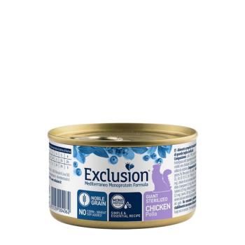 Exclusion Mediterraneo Monoprotein Formula Giant Sterilized Cat konzerv - csirke 85 g kép