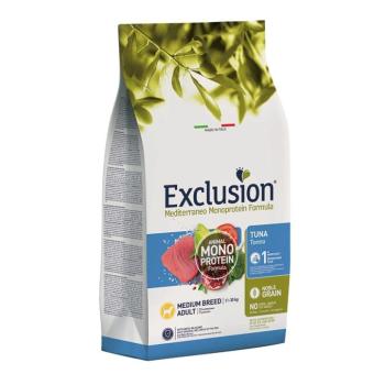 Exclusion Mediterraneo Monoprotein Formula Medium Breed (11-30kg) száraz kutyatáp - tonhal 12 kg kép