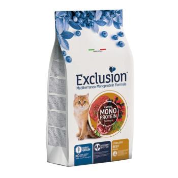 Exclusion Mediterraneo Monoprotein Formula Sterilized Cat száraztáp - marha 300 g