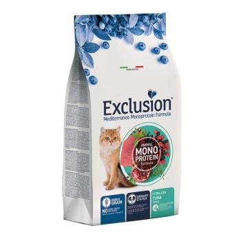 Exclusion Mediterraneo Monoprotein Formula Sterilized Cat száraztáp - tonhal 1,5 kg kép