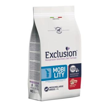 Exclusion Monoprotein Vet Diet Mobility Medium&Large Breed (>10kg) száraz kutyatáp - sertés, rizs 12 kg kép