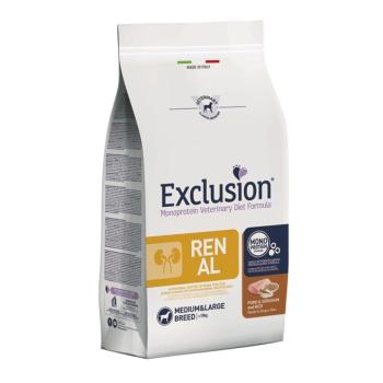 Exclusion Monoprotein Vet Diet Renal Medium&Large Breed (>10kg) száraz kutyatáp - sertés, cirok & rizs 2 kg kép