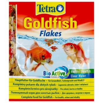 Feed Tetra Goldfish pelyhes zacskó 12g kép