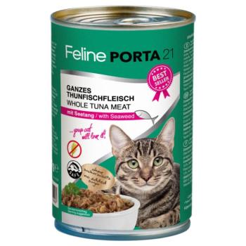 Feline Porta 21 - 6 x 400 g - Tonhal & tengeri hínár (gabonamentes) kép