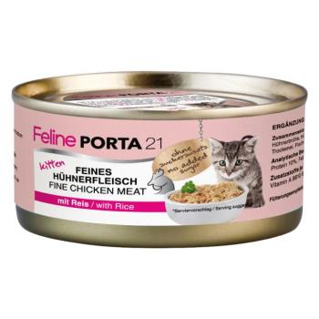 Feline Porta 21 gazdaságos csomag - 24 x 156 g - Kitten csirke kép