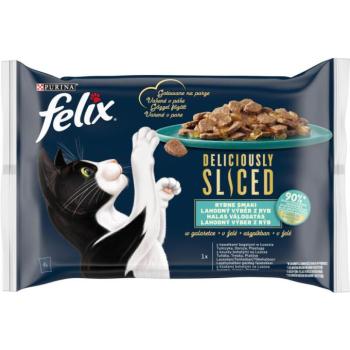 FELIX Deliciously Sliced fish in jelly 4x80 g kép
