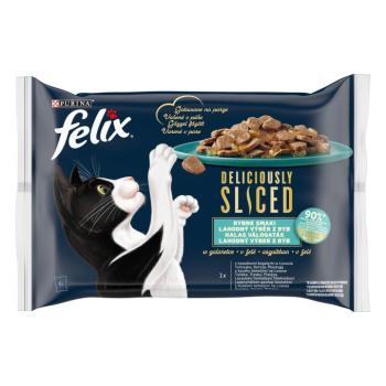 Felix Deliciously Sliced halas válogatás aszpikban 4 x 80 g kép