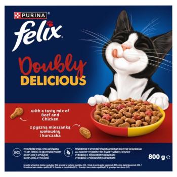 Felix Doubly Delicious száraz macskatáp - marha, csirke, cékla 800 g kép
