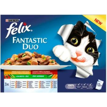 FELIX Fantastic Duo Homemade Selection with vegetables 12x85 g kép