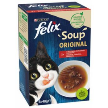 FELIX Soup Original beef, chicken & lamb 6x48 g kép