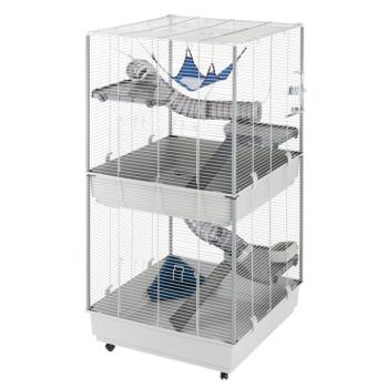 Ferplast Furet Tower kisállat ketrec - szürke: H 80 x Sz 75 x M 161 cm kép