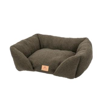 Ferplast Pamper Bouclé puha fekhely kutyáknak, macskáknak, zöld 55x45x20cm kép