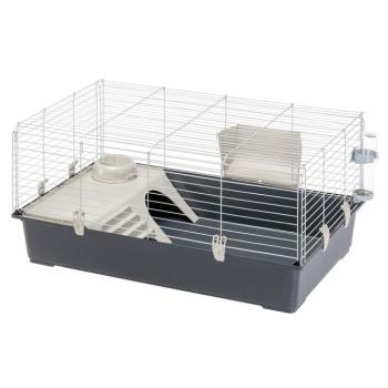 Ferplast Rabbit 100 kisállat ketrec - szürke: kb. H 95 x Sz 57 x M 46 cm kép