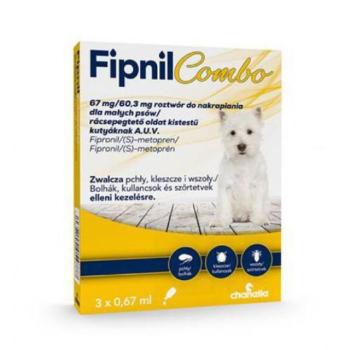 Fipnil Combo Spot On Small Dog 2-10kg 3x0,67ml kép