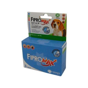 Fipromax Spot-On M-es rácsepegtető oldat kutyáknak A.U.V. 3 db kép