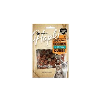 Flamingo Hapki jutalomfalat - csirkés és lazacos kockák 50 g