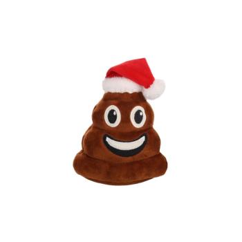 Flamingo karácsonyi plüssjáték kutyáknak - kaki emoji 1 db kép
