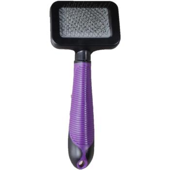 Flamingo Slicker Brush Premium Care - macska bontó kefe S kép