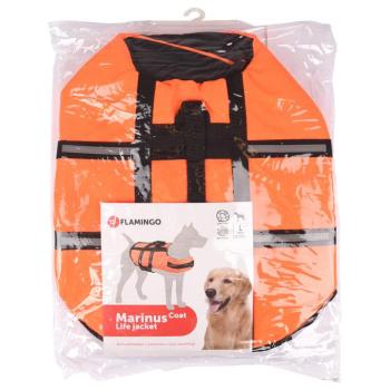 Flamingo narancssárga úszómellény kutyáknak L méret: kb. 40cm háthossz kép