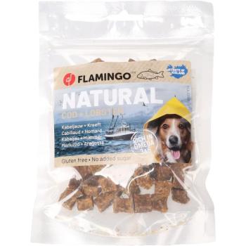 Flamingo Nature Snacks jutalomfalat kockák kutyáknak - tőkehal, homár 75 g kép