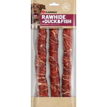 Flamingo R'Hide jutalomfalat rudak - kacsa, tőkehal 240 g (3 db 25 cm-es, 80 g/db) kép