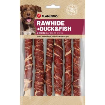 Flamingo R'Hide jutalomfalat rudak - kacsa, tőkehal 350 g (30 db 12 cm-es, 11 g/db) kép